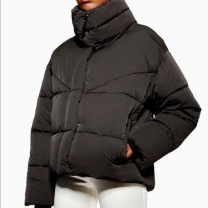 Topshop Wrap Padded Puffer